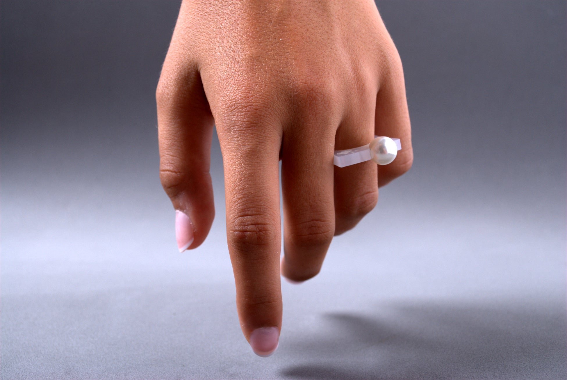 Anillo Papaiona T4 - Lucent Snow
