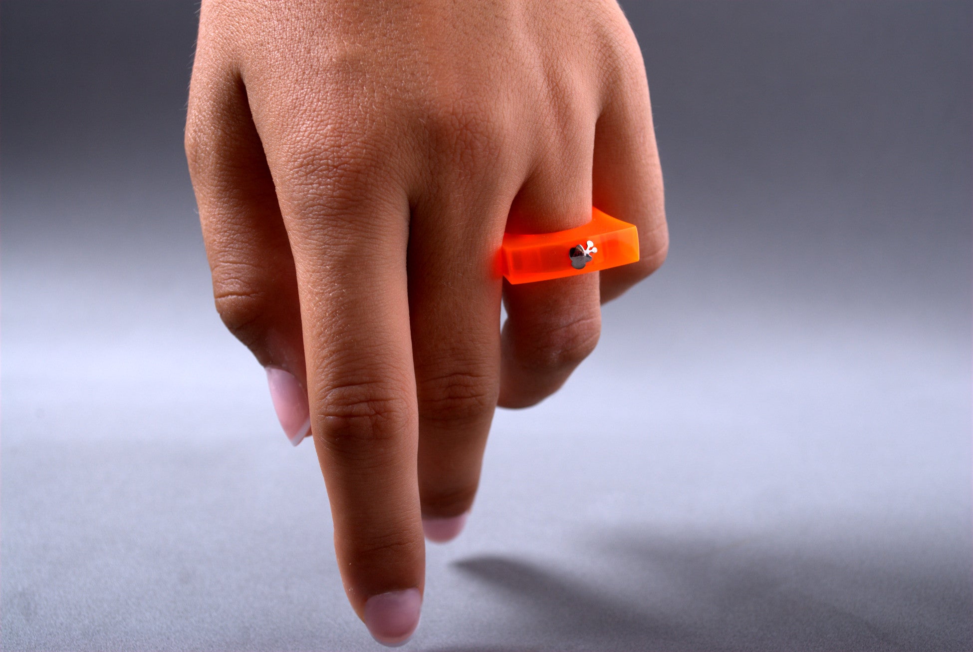 Anillo Papaiona T6Onto - Iced Fluo Mandarina