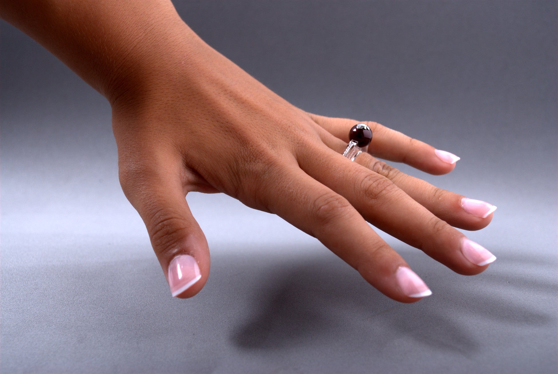 Anillo Papaiona T4On - Crystal Burdeos