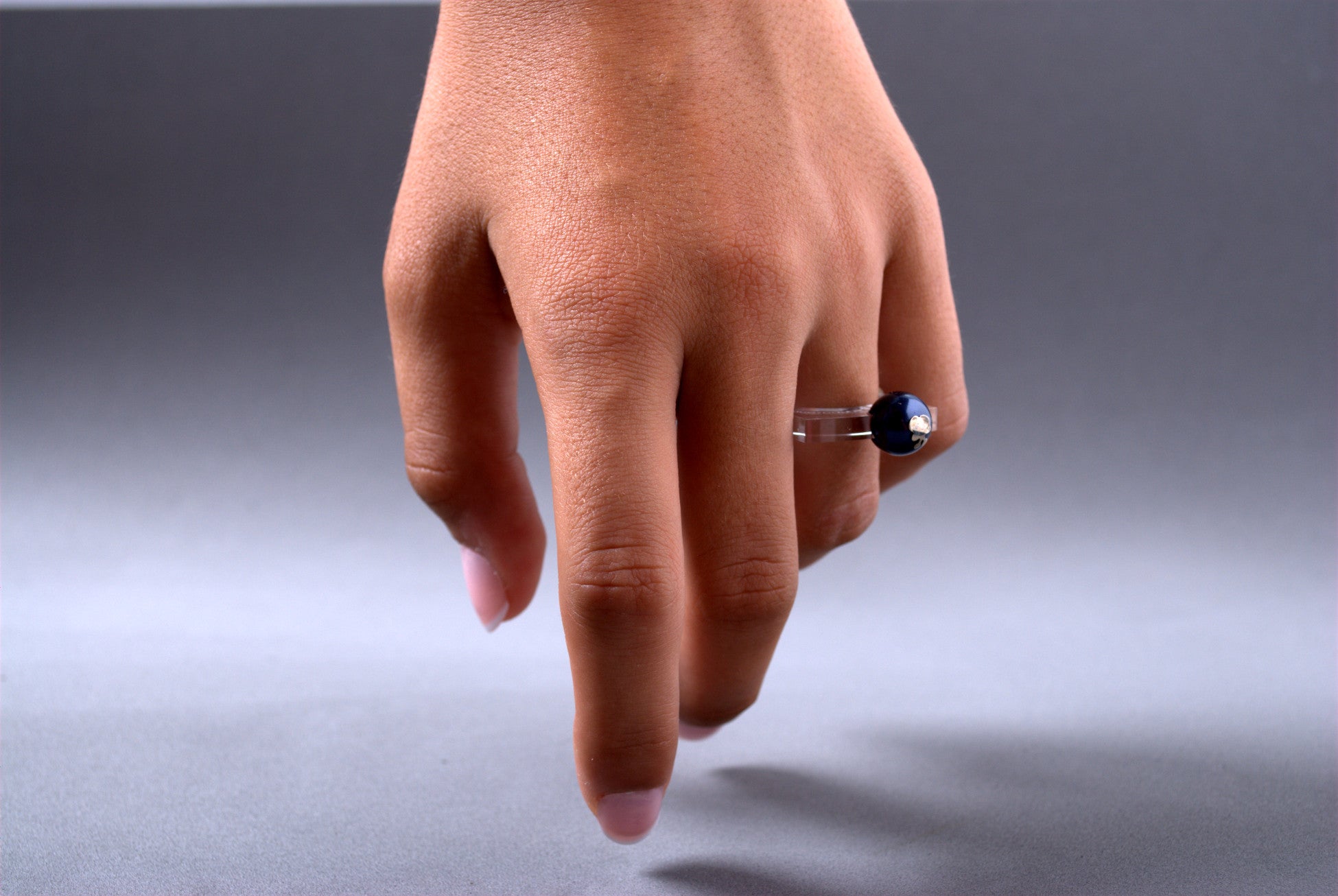 Anillo Papaiona T4On - Crystal Midnightblue