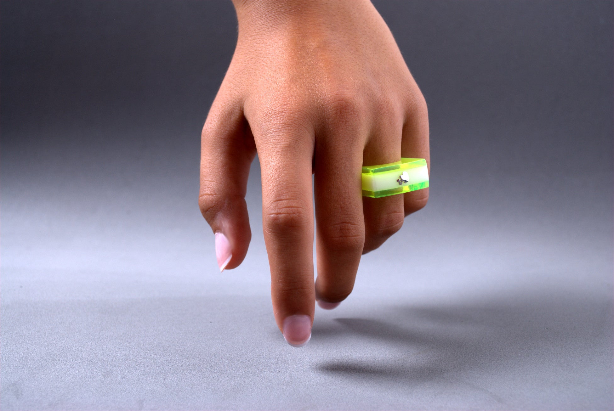 Anillo Papaiona T12Onto - Tricolour Fluo Lime