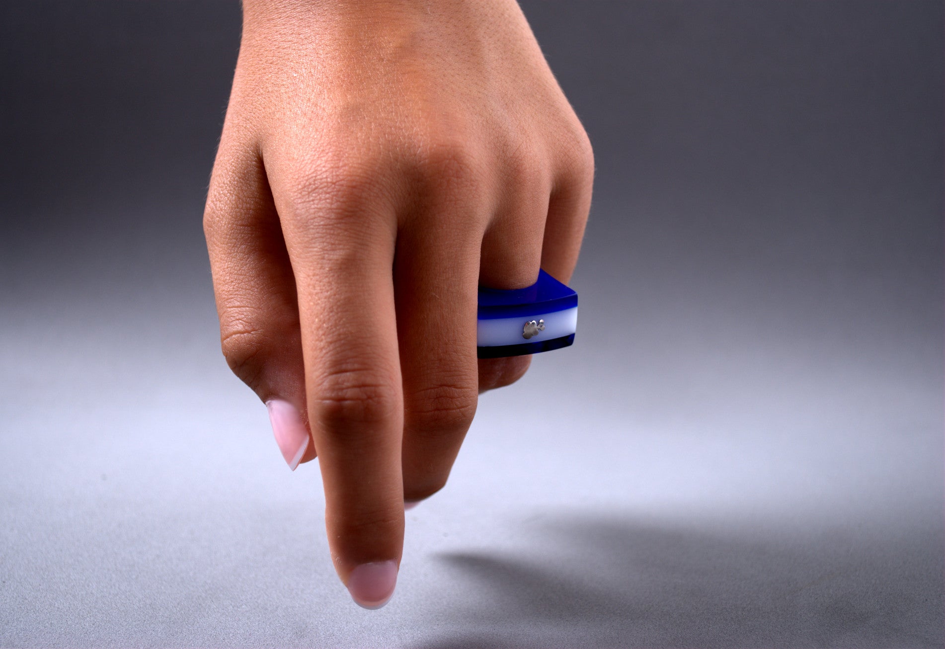 Anillo Papaiona T12Onto - Tricolour Saphire