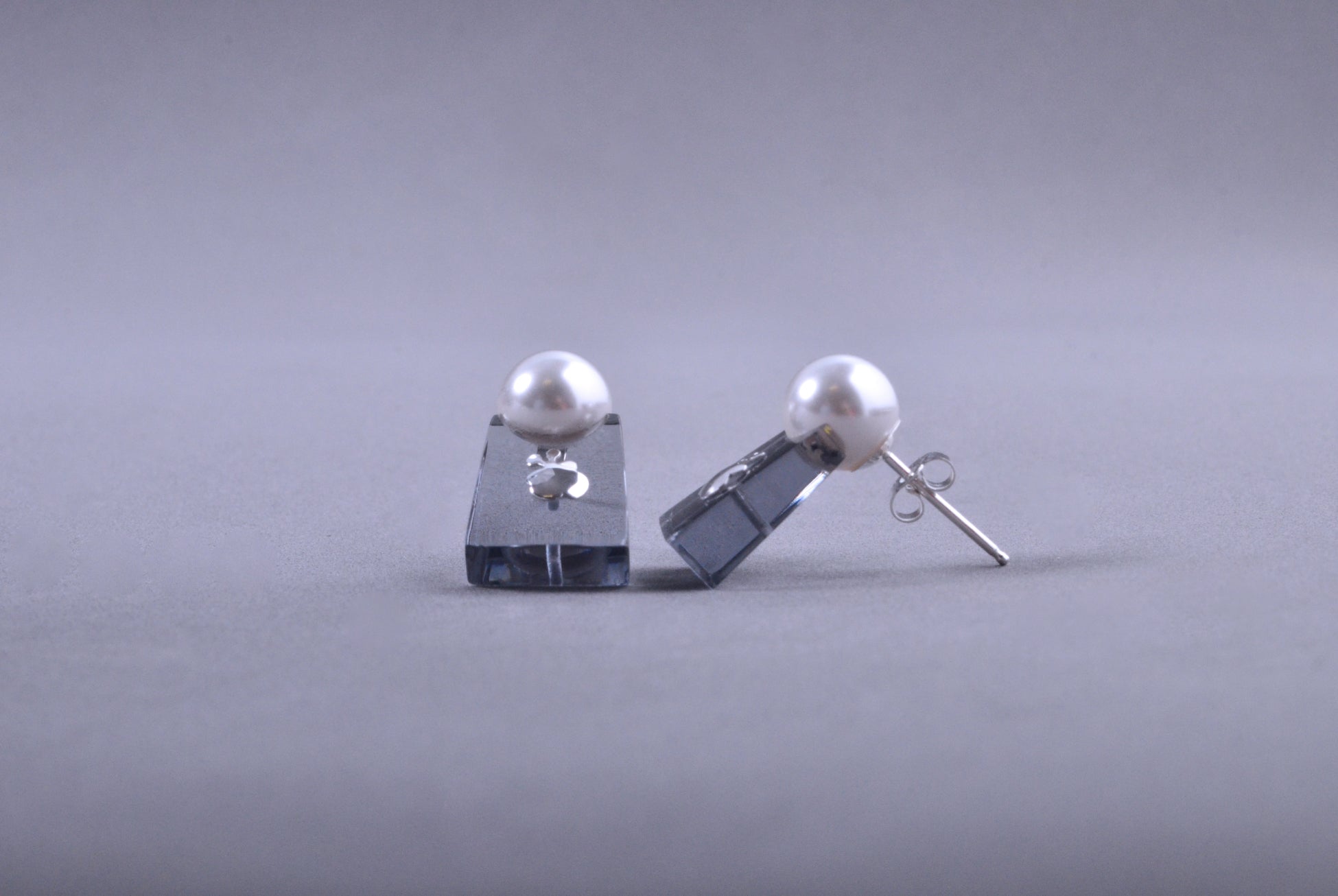 Pendientes Papaiona Trapeze Smoke