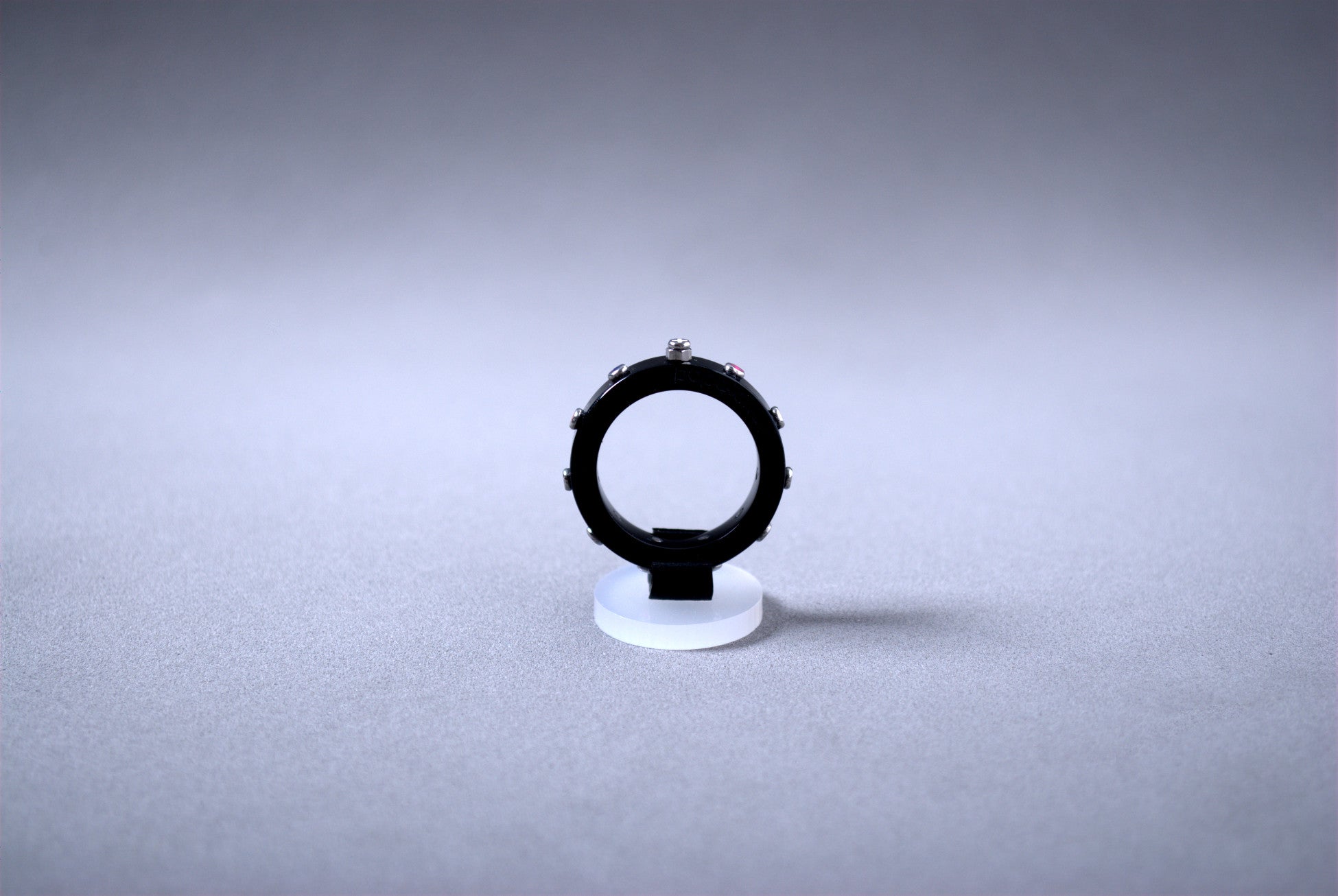 Black Rosary Ring by Papaiona