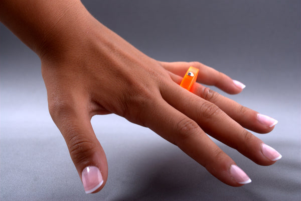 Anillo Papaiona T6Onto - Iced Fluo Mandarina
