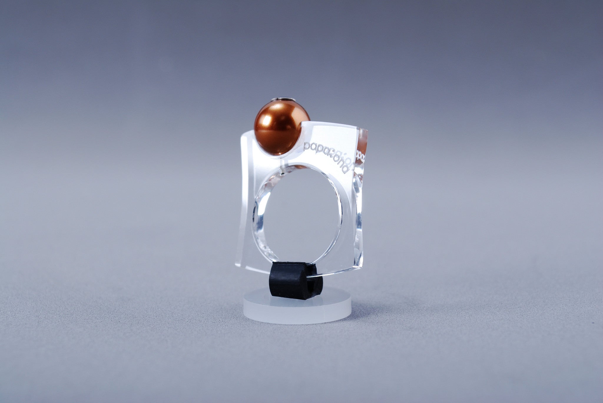 Anillo Papaiona T4On - Crystal Copper