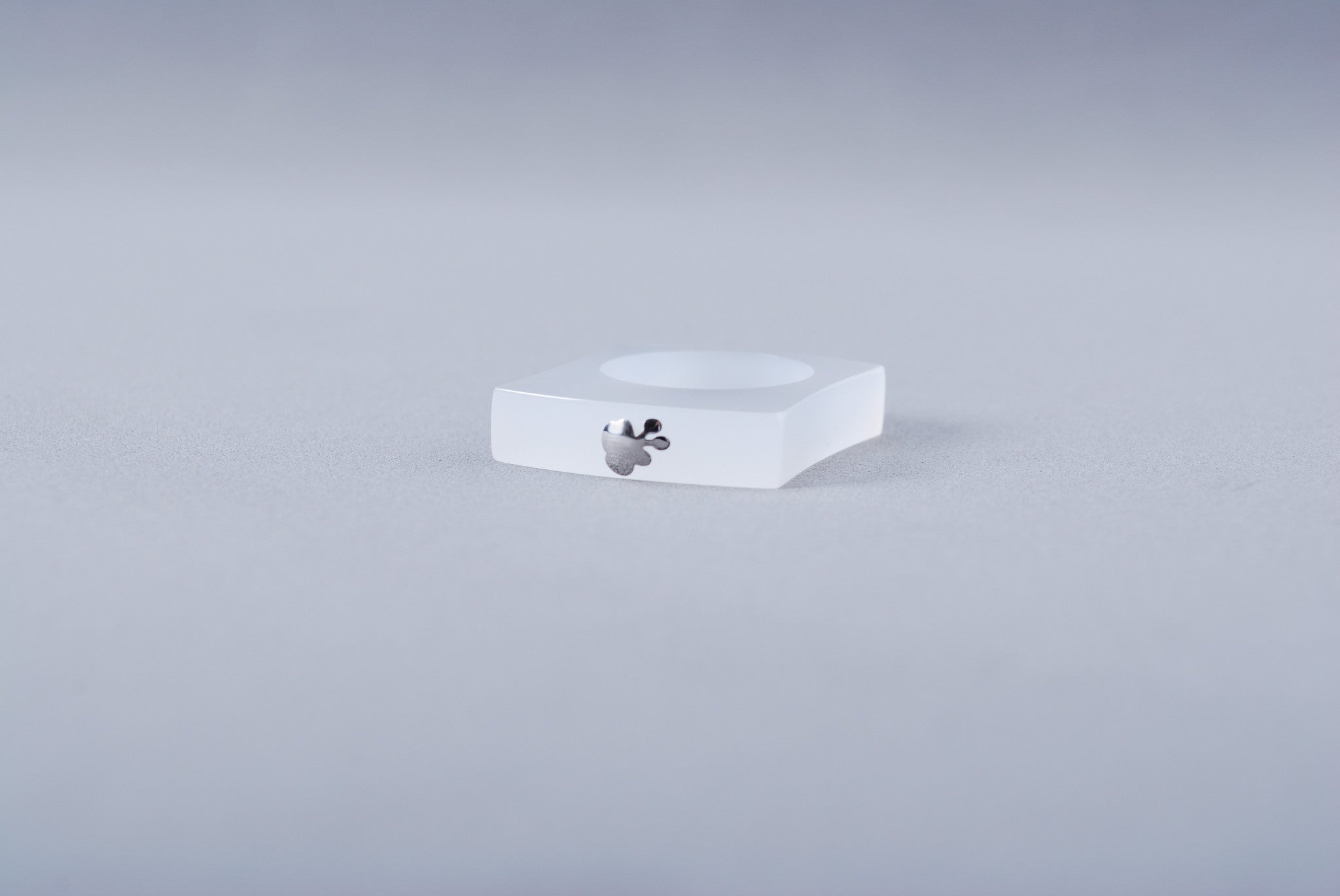 Anillo Papaiona T6Onto - Crystal Snow