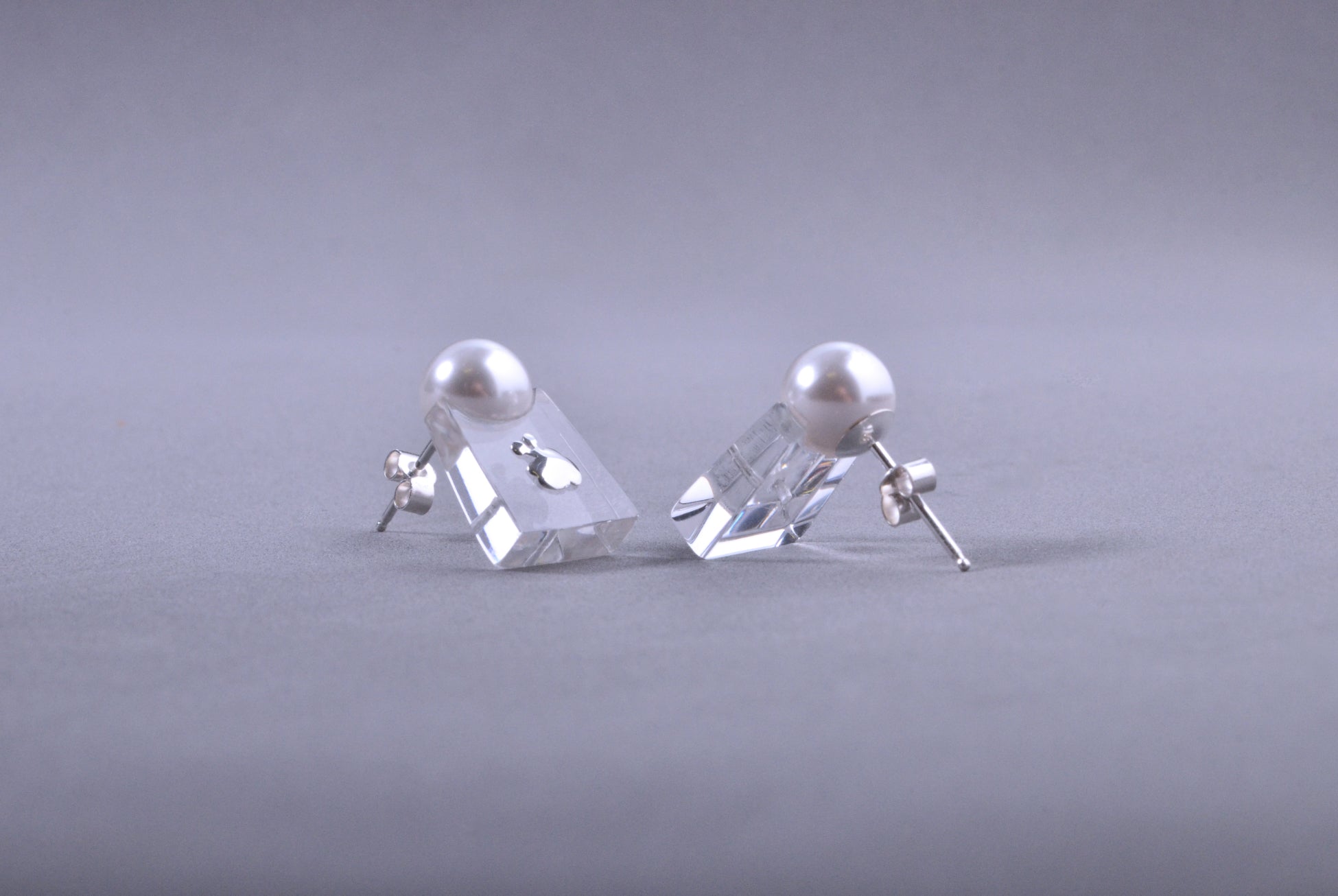 Pendientes Papaiona Trapeze Crystal Ice